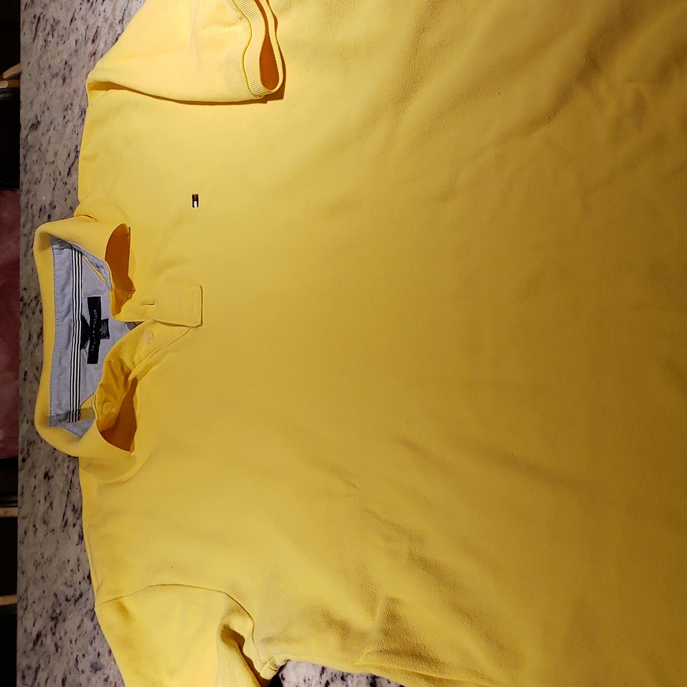 Tommy Hilfiger T-shirt  polo yellow XL